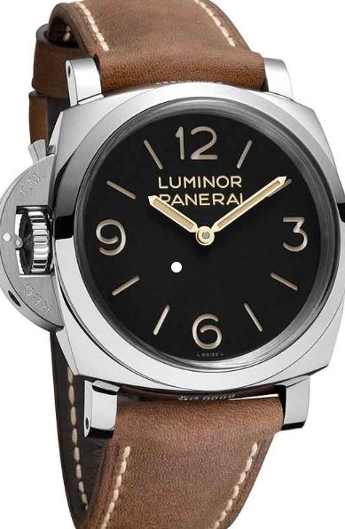Panerai Luminor 1950 3 Days Acciaio 47mm Black Dial Men's Watch Pam00372 - Image 4