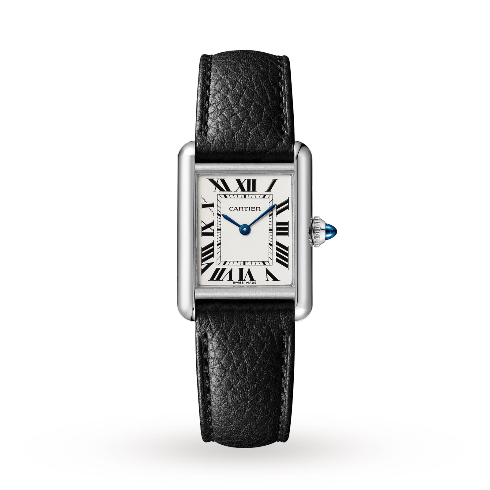 Cartier Tank Must. Small model. quartz movement. steel. leather-P17311179