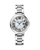 BALLON BLEU DE CARTIER. 33 MM. STEEL