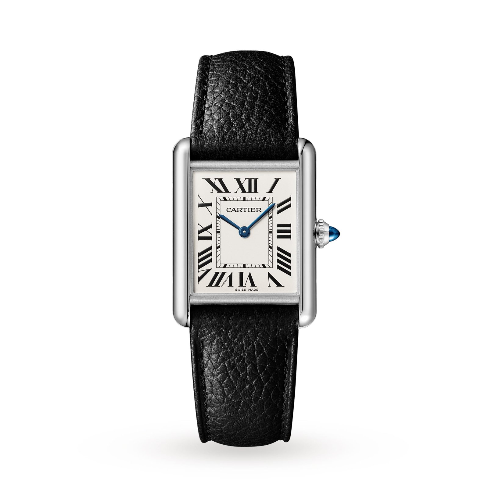 Cartier Tank Must. Large model. quartz movement. steel. leather-P17311178