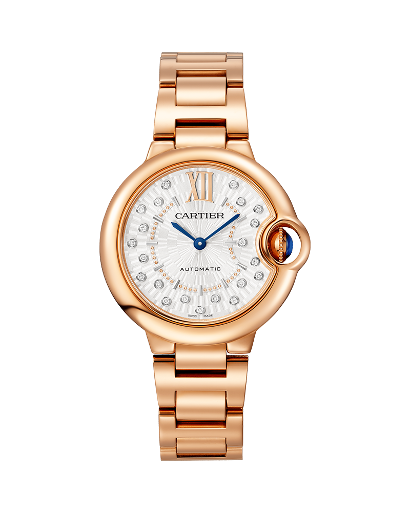 BALLON BLEU DE CARTIER. 33 MM. ROSE GOLD. DIAMONDS