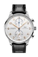 IWC Portuguese Chronograph Silver Dial Men's Watch IW371445
