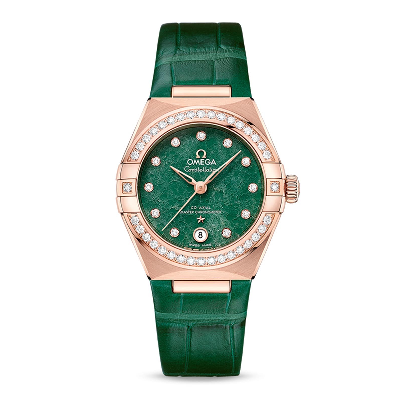 Omega Constellation Co-Axial Master Chronometer 29mm Ladies Watch Green-P17331932