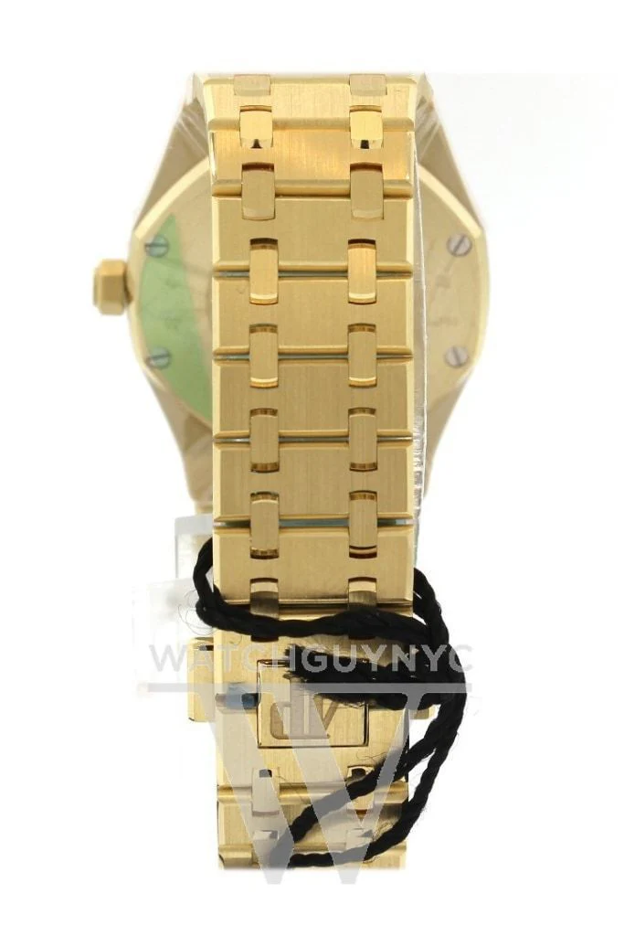 AUDEMARS PIGUET Royal Oak Silver Dial Automatic 18 Carat Yellow Gold Ladies Watch 15450BA.OO.1256BA.01 - Image 3