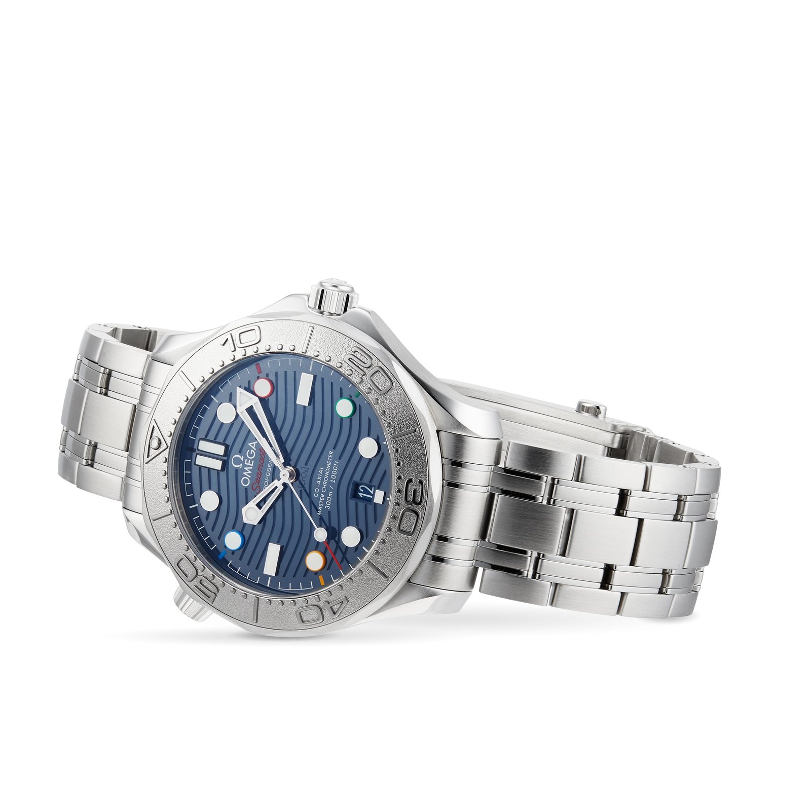 Omega Seamaster Beijing 2022 Diver 300M Co-Axial Master Chronometer 42mm Mens Watch-P17331789 - Image 5