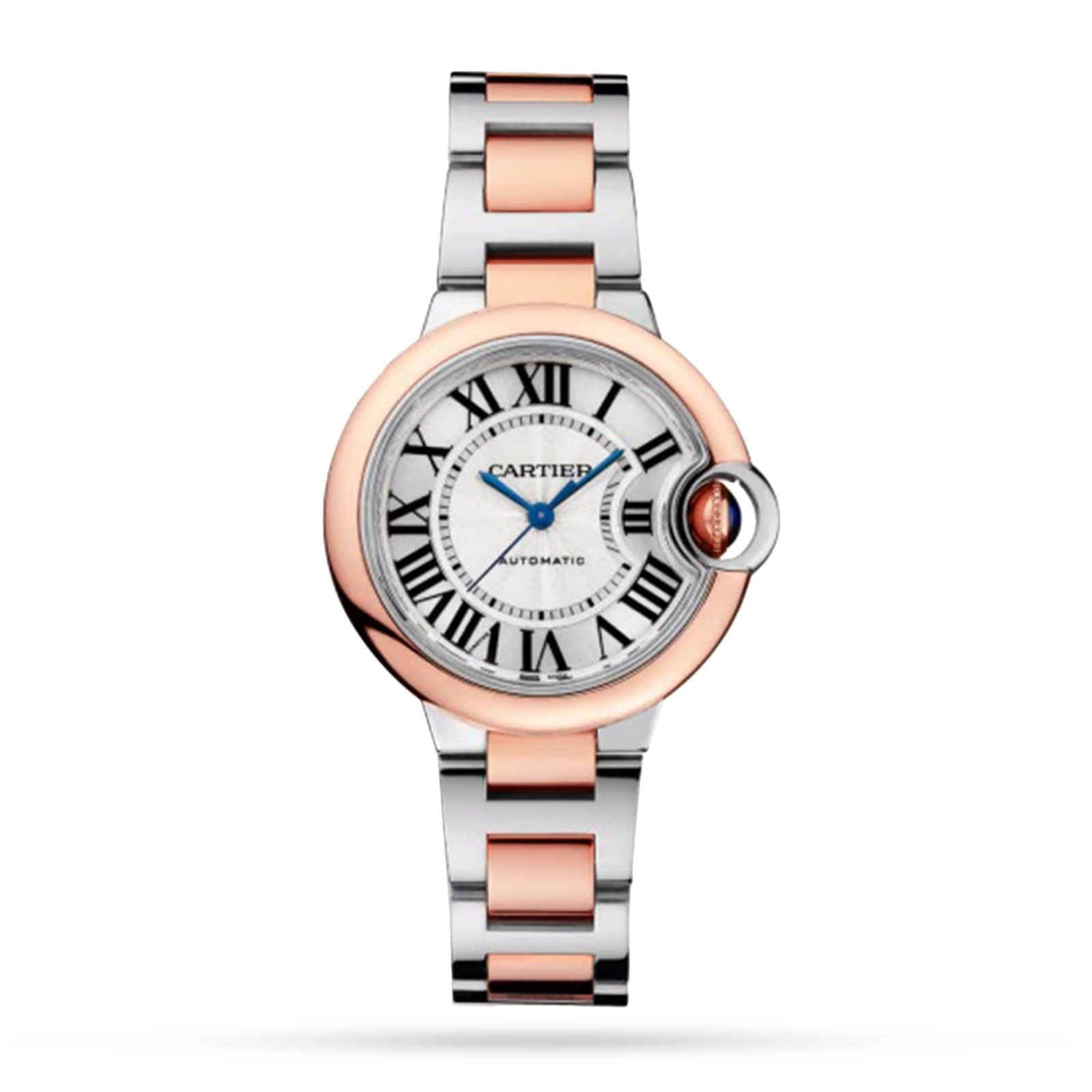 Cartier Ballon Bleu de Cartier watch. 33 mm. mechanical movement with automatic winding. Steel case. rose gold-P17311142