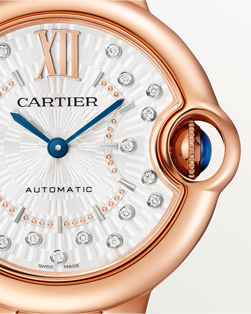BALLON BLEU DE CARTIER. 33 MM. ROSE GOLD. DIAMONDS - Image 2