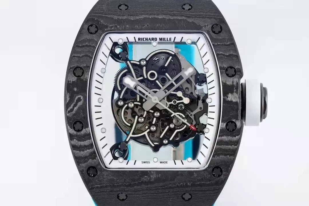 RM055 Skeleton Blue Strap 42mm - Image 3