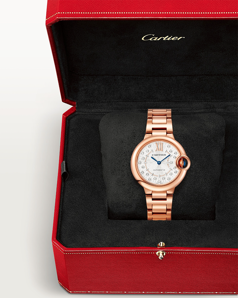 BALLON BLEU DE CARTIER. 33 MM. ROSE GOLD. DIAMONDS - Image 5