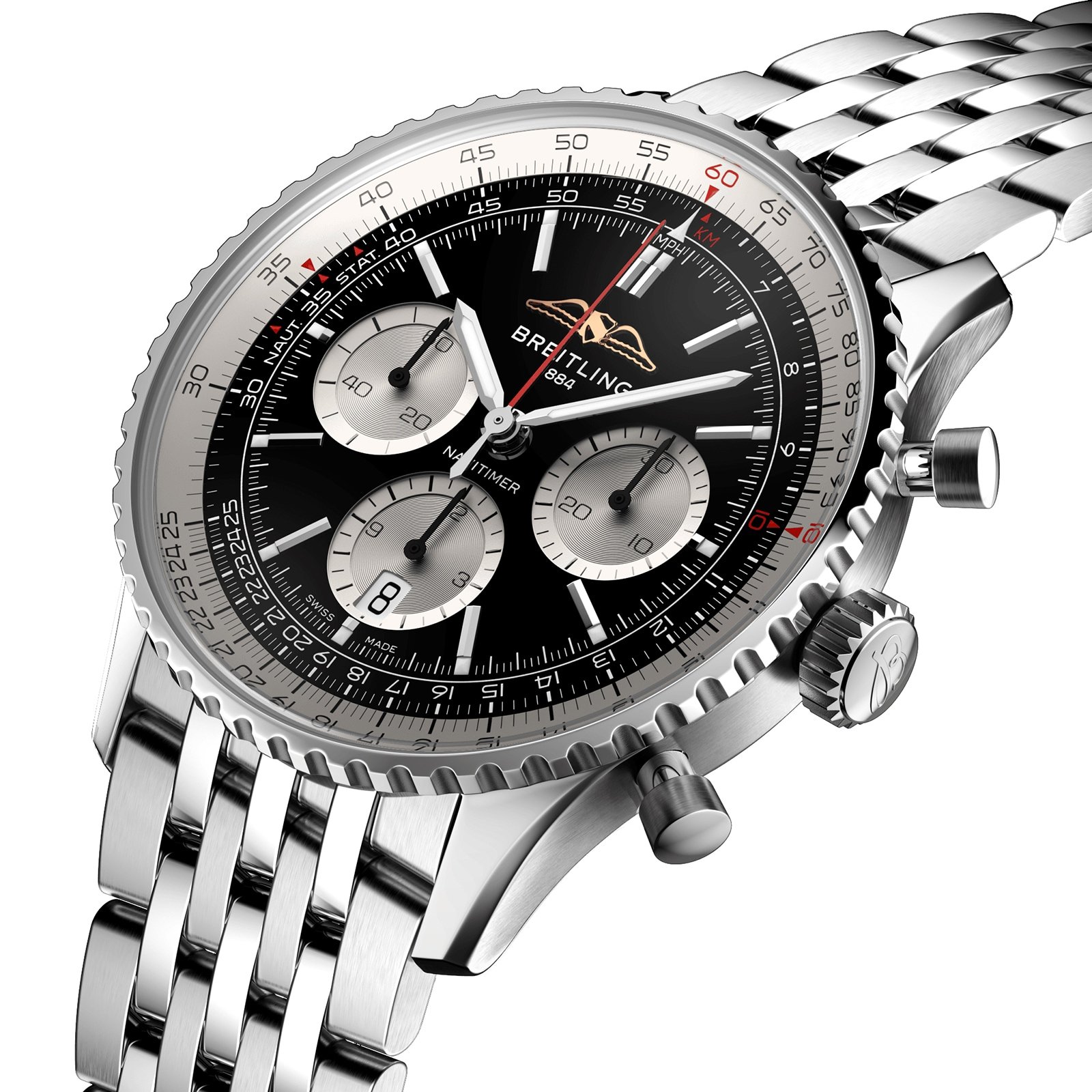 Breitling Navitimer B01 Chronograph 43mm Mens Watch Black-P17532086 - Image 2