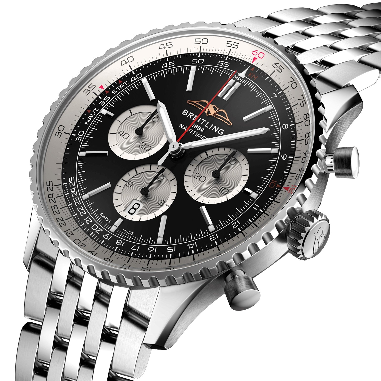 Breitling Navitimer B01 Chronograph 46mm Mens Watch Black-P17532097 - Image 2