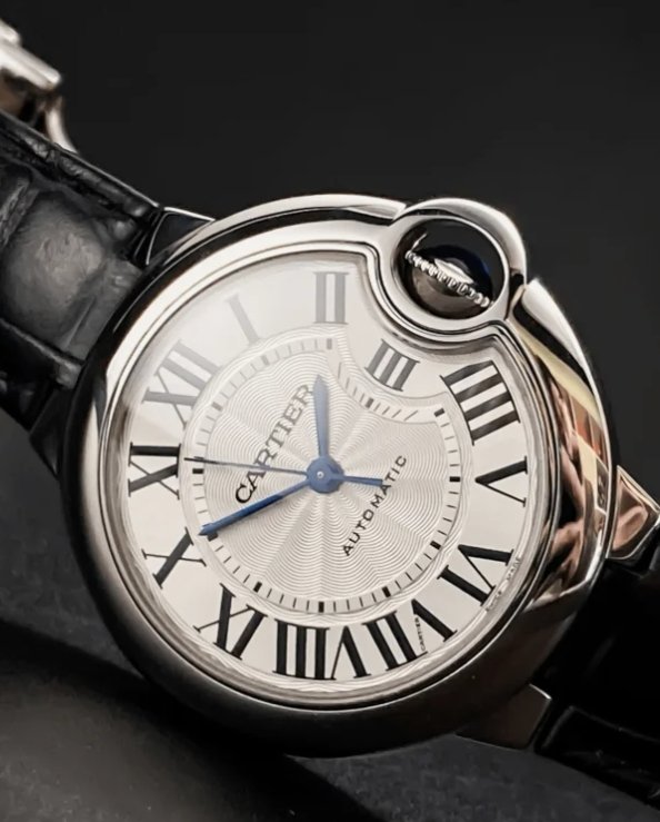 Cartier Ballon Bleu de Cartier watch. 42 mm. steel. leather-P17311139 - Image 7