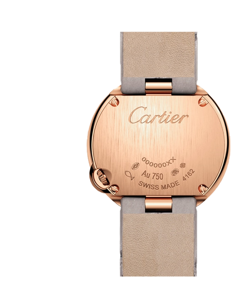 BALLON BLANC DE CARTIER WATCH 26MM. QUARTZ MOVEMENT. ROSE GOLD. DIAMOND. LEATHER - Image 3
