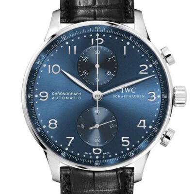IWC Portugieser Automatic Chronograph Blue Dial Men's Watch IW371491