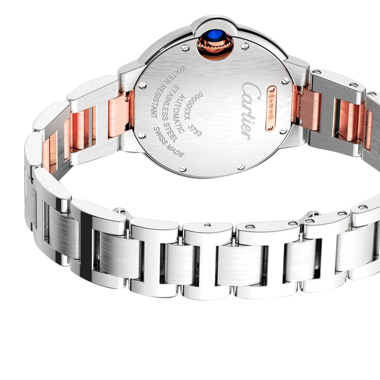 Cartier Ballon Bleu de Cartier watch. 33 mm. mechanical movement with automatic winding. Steel case. rose gold-P17311142 - Image 6