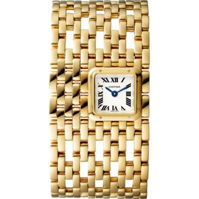 PANTHERE DE CARTIER WATCH. CUFF. YELLOW GOLD