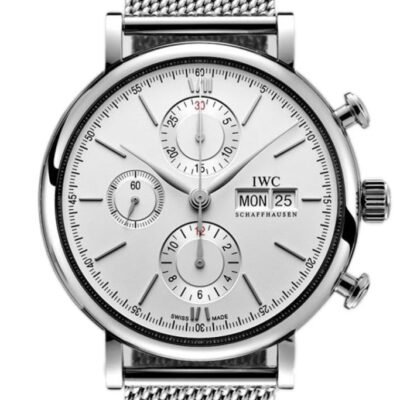 IWC Portofino Automatic Chronograph Silver Dial 42mm Men's Watch IW391009