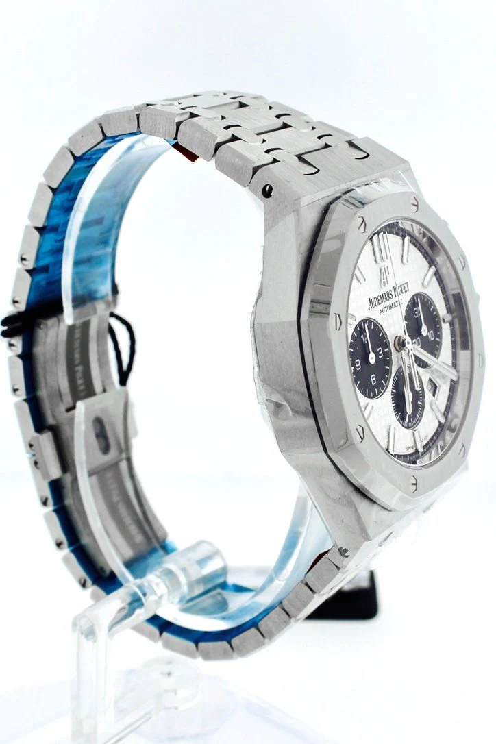 Audemars Piguet Royal Oak 41mm Silver-toned Dial Stainless Steel Bracelet Men's Watch 26331ST.OO.1220ST.03 DCM - Image 3