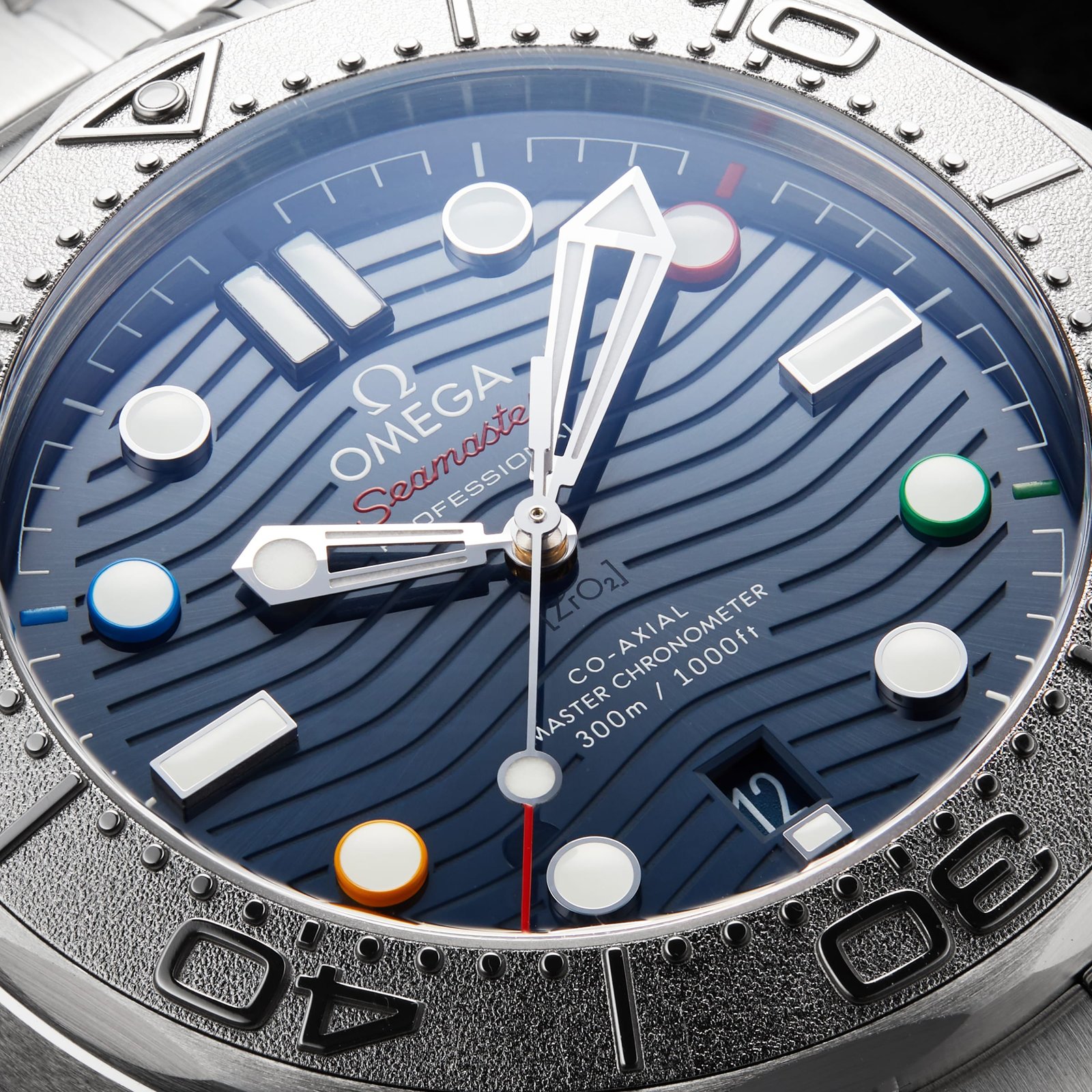 Omega Seamaster Beijing 2022 Diver 300M Co-Axial Master Chronometer 42mm Mens Watch-P17331789 - Image 9