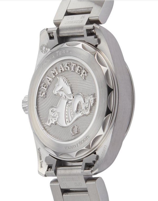 Omega Seamaster Aqua Terra Quartz 28mm Ladies Watch-P17331395 - Image 6