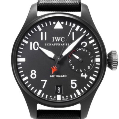 IWC Big Pilot Top Gun Black Dial Automatic Power Reserve 48mm Men's Watch IW501901
