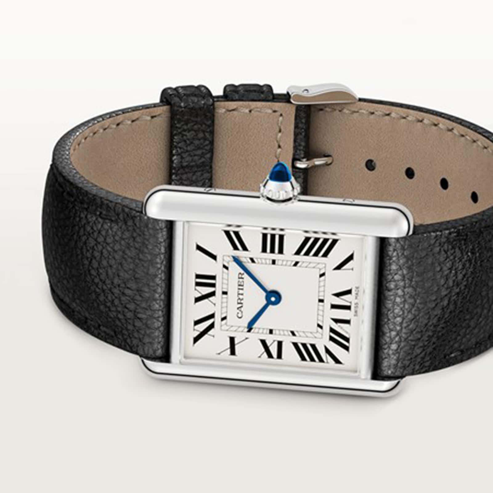 Cartier Tank Must. Large model. quartz movement. steel. leather-P17311178 - Image 5