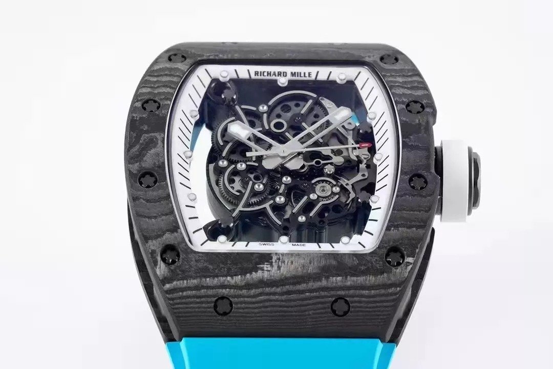 RM055 Skeleton Blue Strap 42mm - Image 2