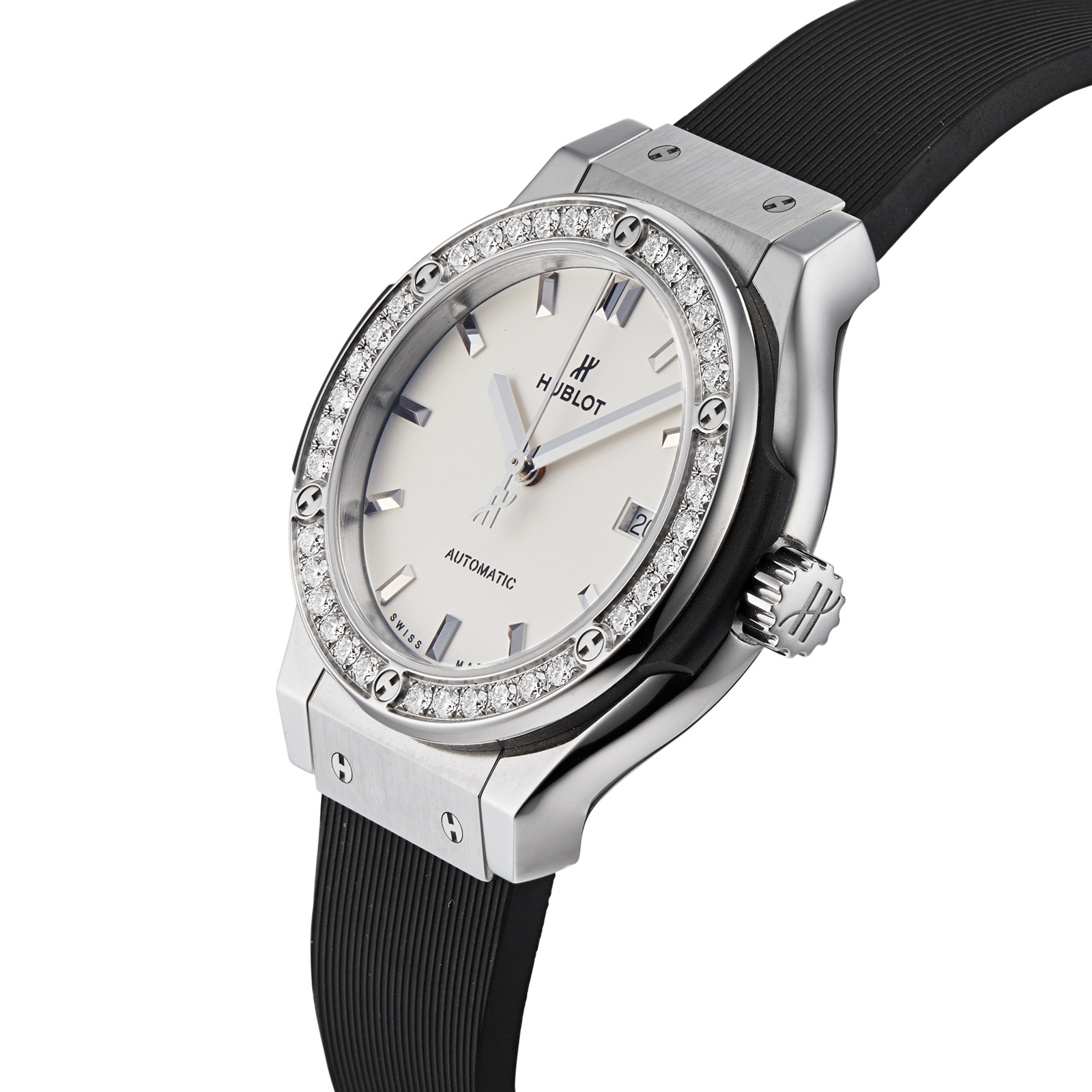 Hublot Classic Fusion 33mm Quartz Titanium Ladies Watch 582.NX.2610.RX - Image 3