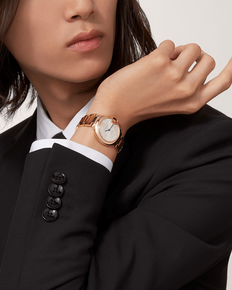 BALLON BLEU DE CARTIER. 33 MM. ROSE GOLD. DIAMONDS - Image 4