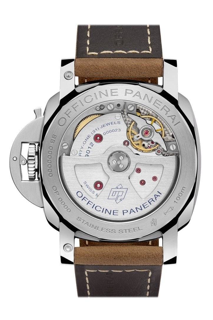 Panerai Luminor 1950 3 Days Gmt Power Reserve Automatic Acciaio 42mm Black Dial Men's Watch Pam01537 - Image 3