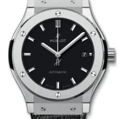Hublot Classic Fusion Automatic Black Dial Titanium Men's Watch 542.NX.1171.R