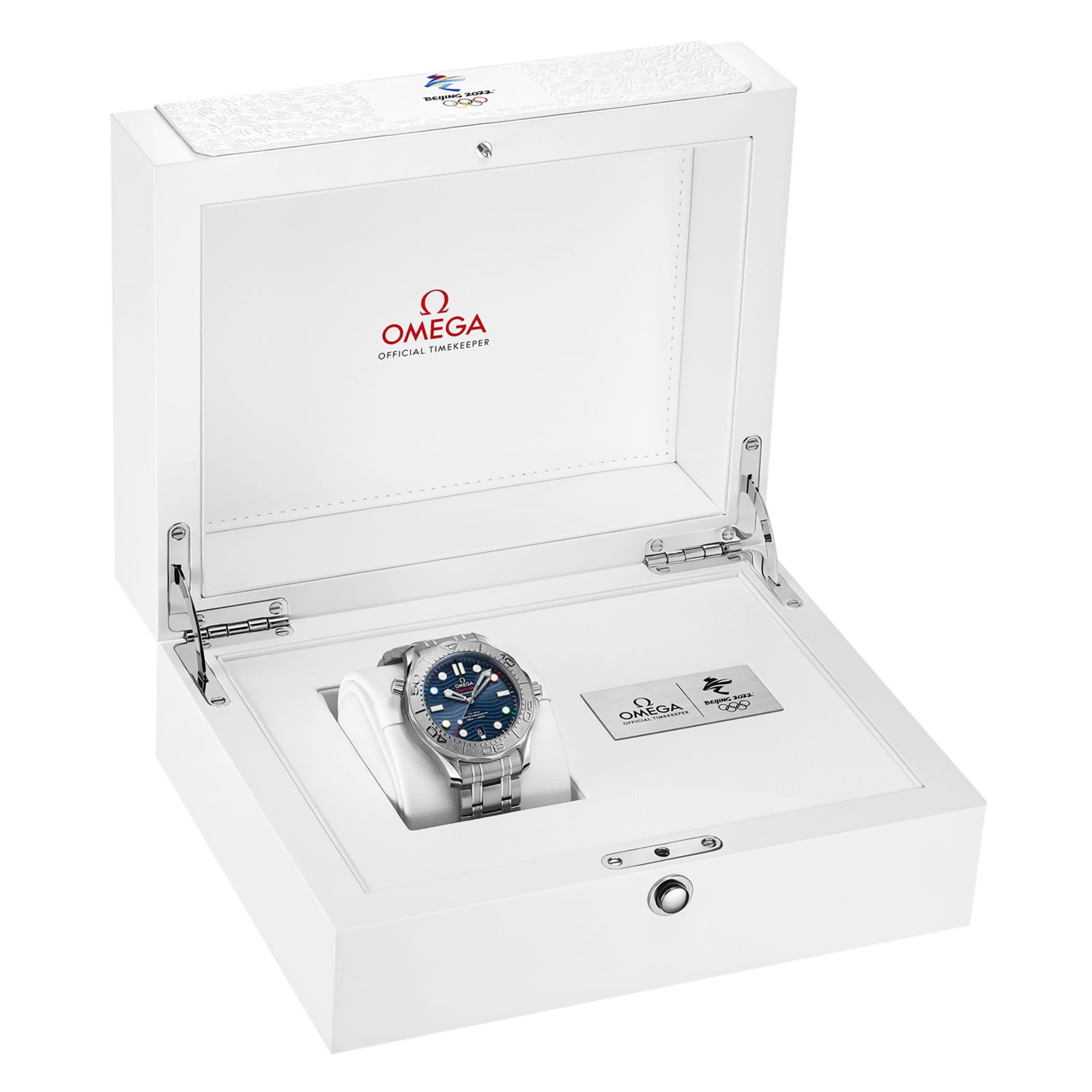 Omega Seamaster Beijing 2022 Diver 300M Co-Axial Master Chronometer 42mm Mens Watch-P17331789 - Image 3