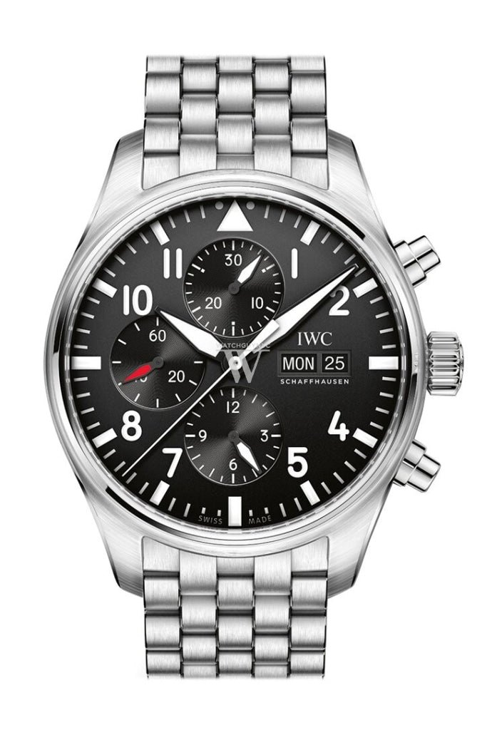 IWC Pilot Automatic Chronograph Black Dial Men's Watch IW377710 - Image 2