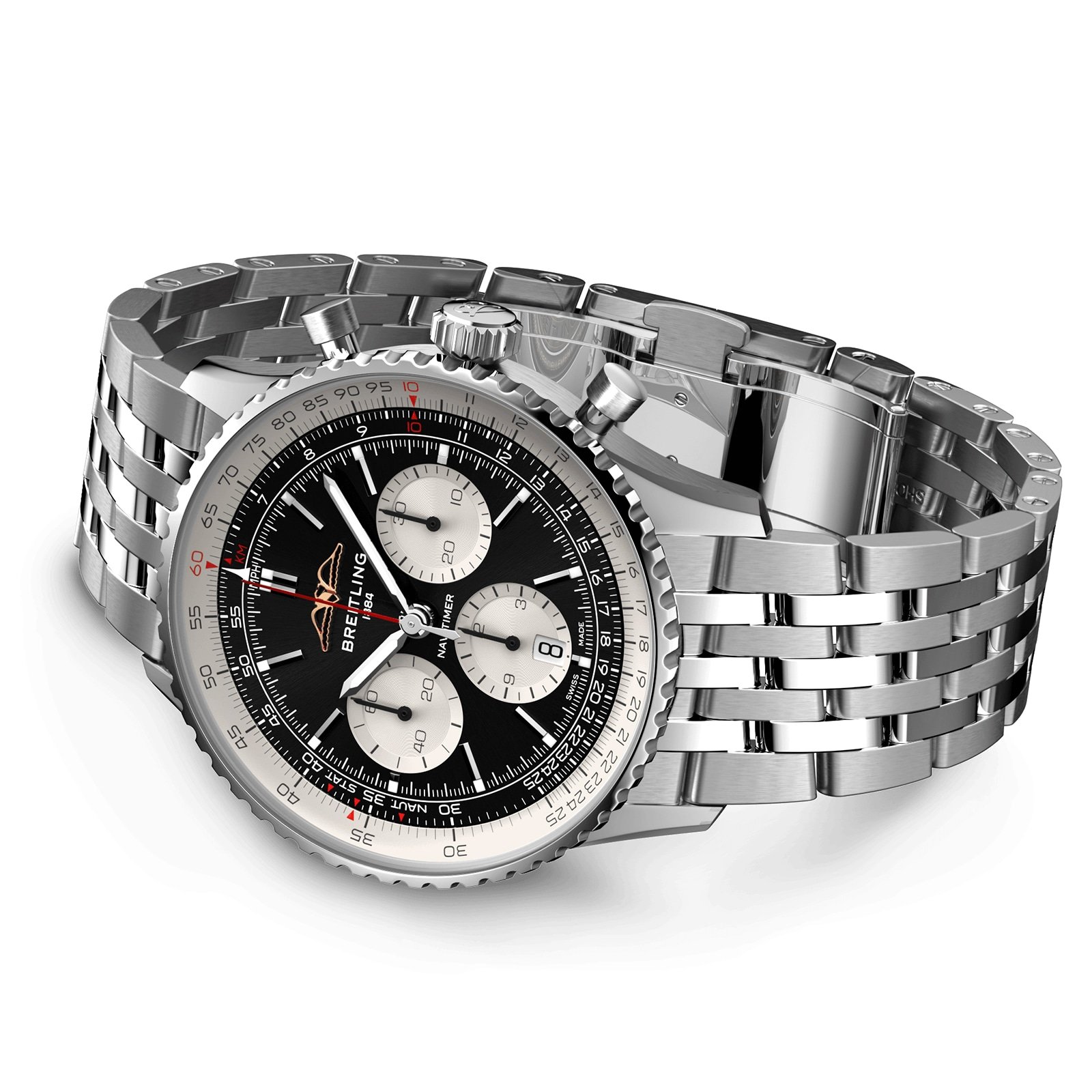 Breitling Navitimer B01 Chronograph 43mm Mens Watch Black-P17532086 - Image 3
