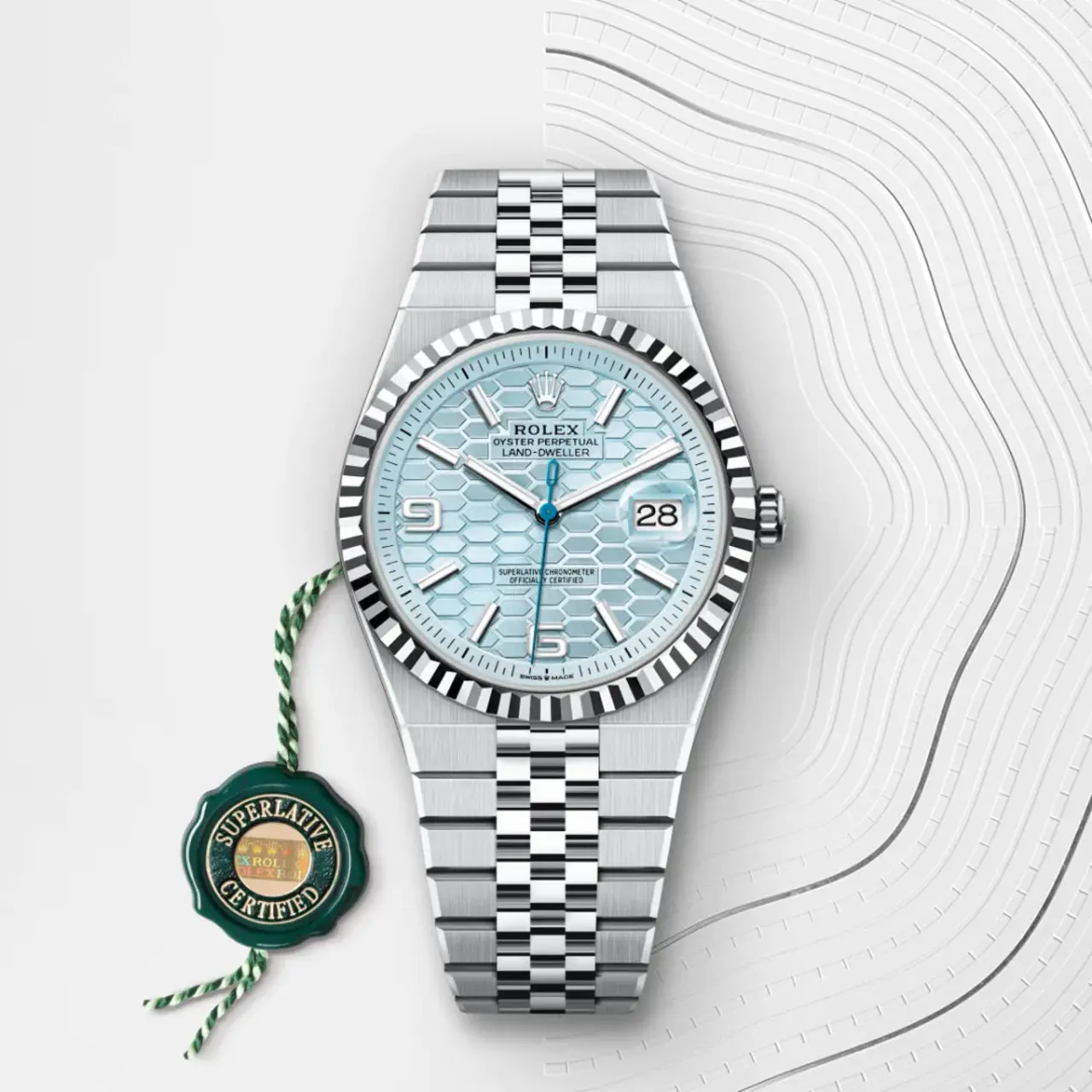 2025 Land-Dweller 40 Rolex Oyster. 40 mm. platinum M127336-0001 - Image 5