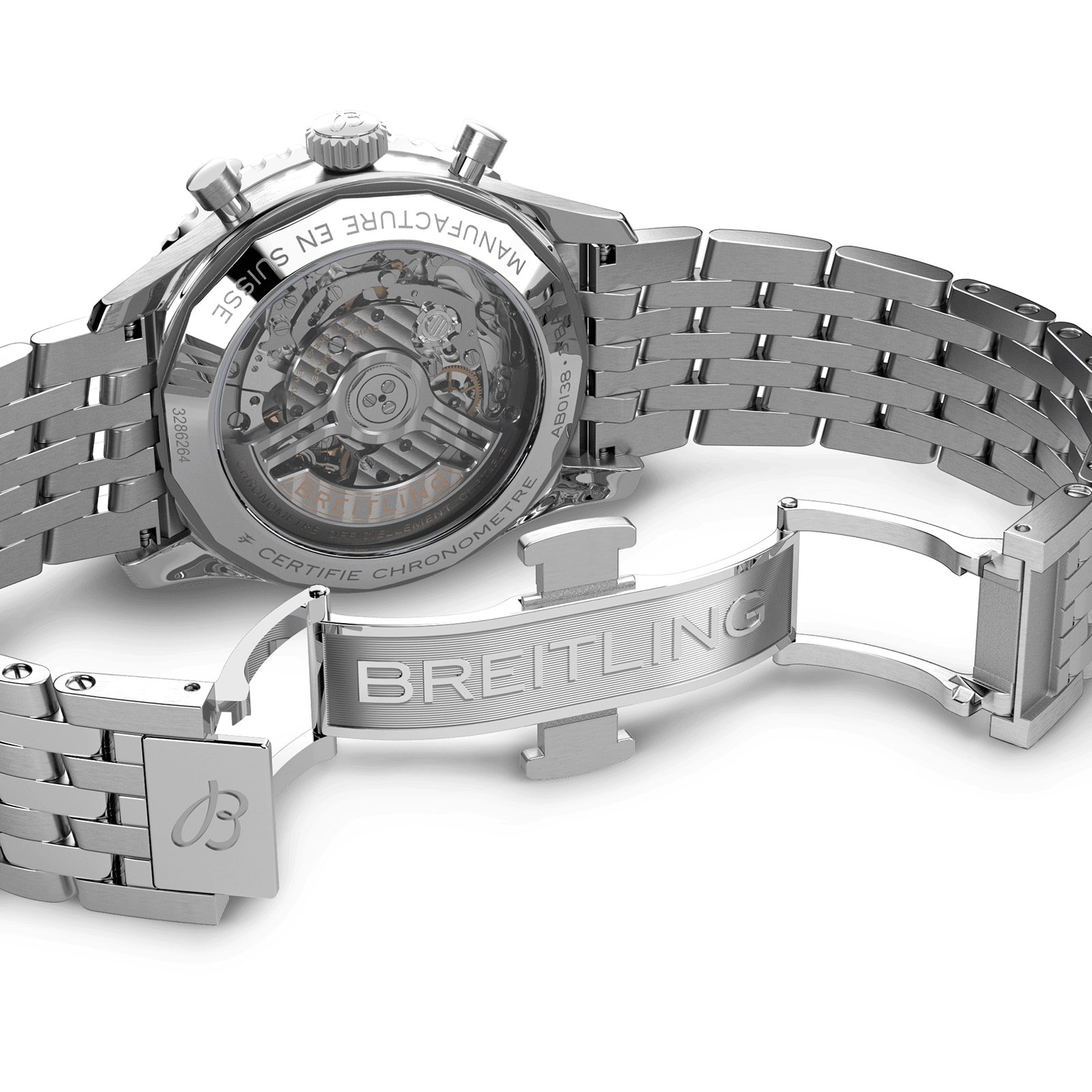 Breitling Navitimer B01 Chronograph 43mm Mens Watch Black-P17532086 - Image 6