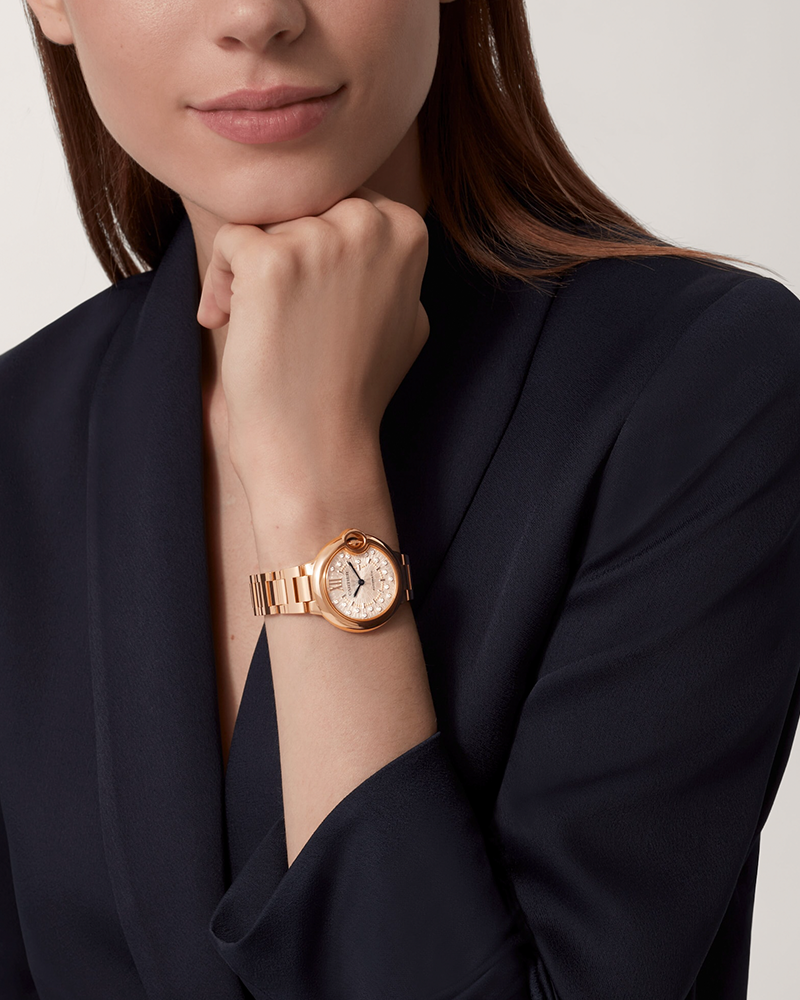 BALLON BLEU DE CARTIER. 33 MM. ROSE GOLD. DIAMONDS - Image 3