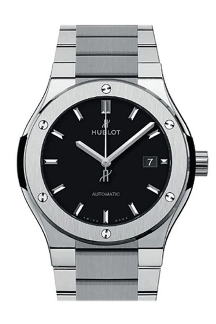 Hublot Classic Fusion 42mm Matte Black Dial Automatic Titanium Men's Watch 548.NX.1170.NX - Image 2