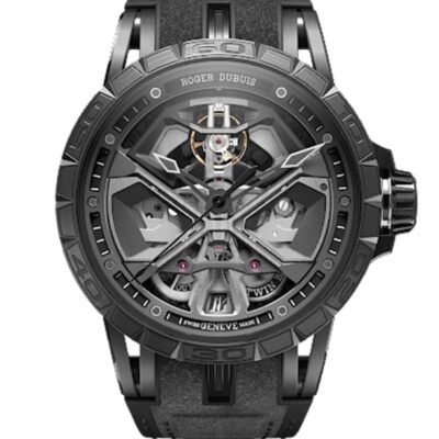EXCALIBUR SPIDER HURACÁN BLACK DLC TITANIUM 45MM
