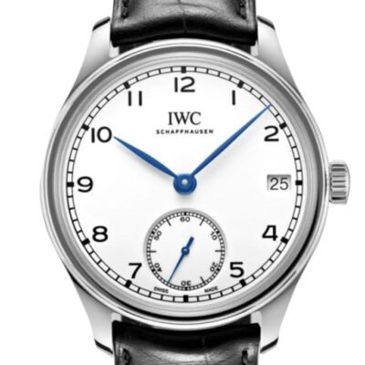 IWC Portuguese Hand Wind White Dial Men's Watch IW510212