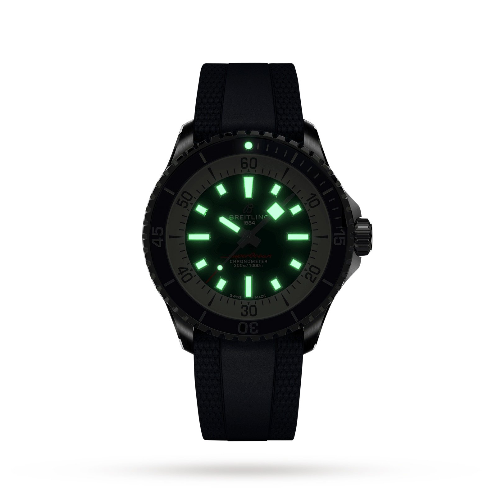 Breitling Superocean 42mm Mens Watch Blue Rubber-P17532127 - Image 5