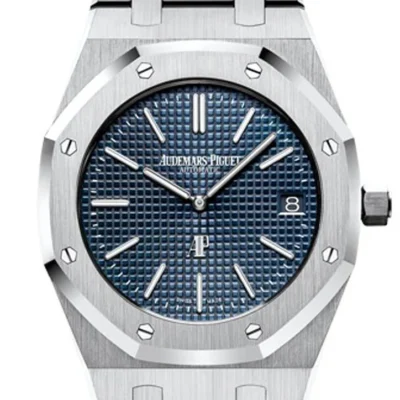 Audemars Piguet Royal Oak 39mm Blue Dial Extra-Thin Stainless steel Watch 15202ST.OO.1240ST.01