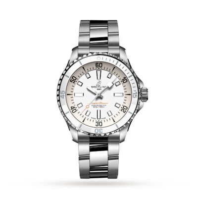 Breitling Superocean 36mm Unisex Watch White-P17532136