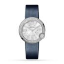 Cartier Ballon Blanc De Cartier Watch 30mm. Steel. Diamonds. Leather-P17311172