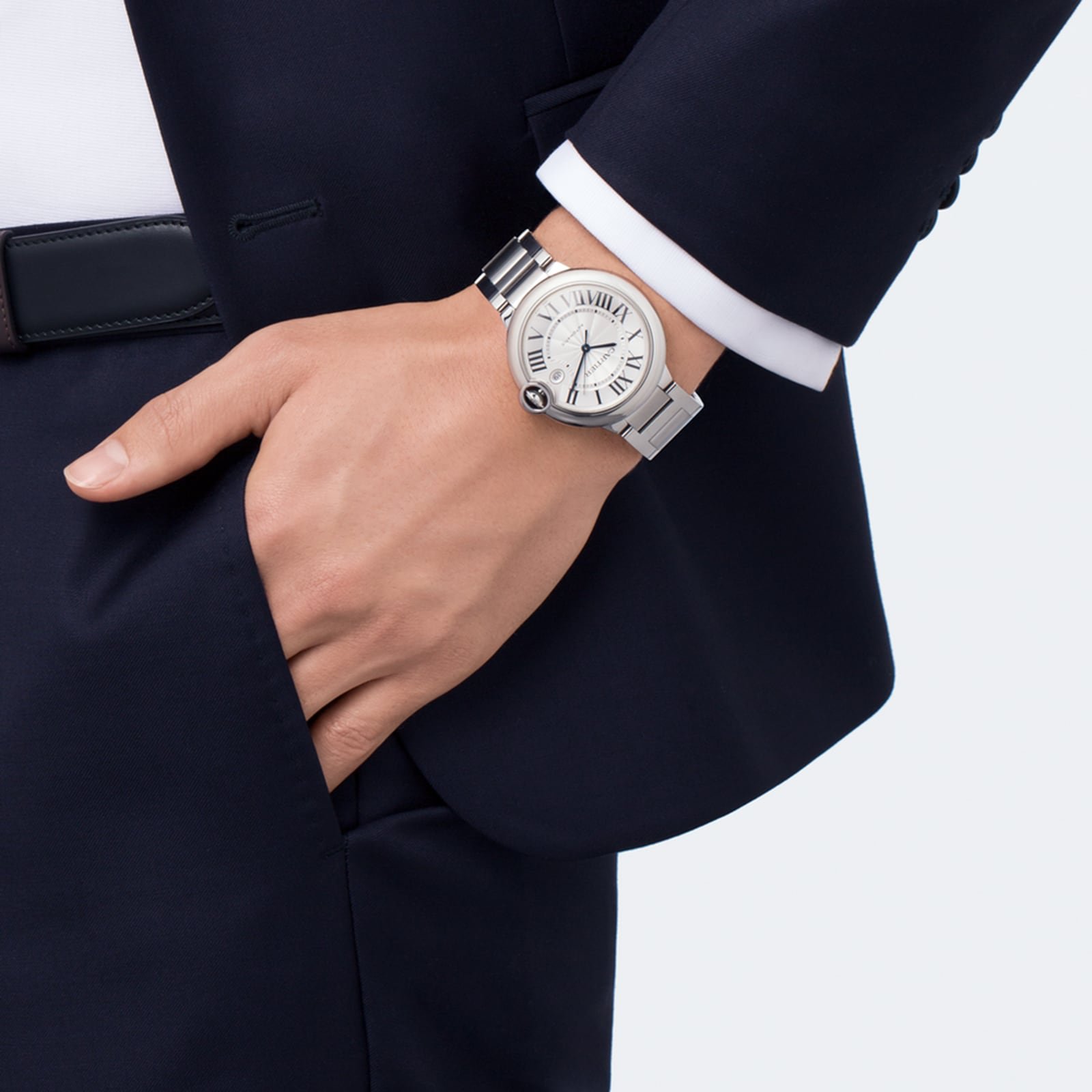 Cartier Ballon Bleu De Cartier Watch 42mm. Automatic Movement. Steel-P17310328 - Image 4
