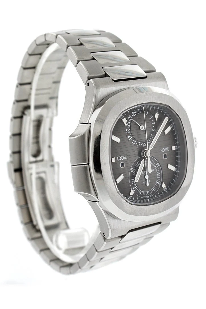 Patek Philippe Nautilus Travel Time Chronograph Stainless Steel Automatic Men's Watch 5990/1A-001 - Image 4