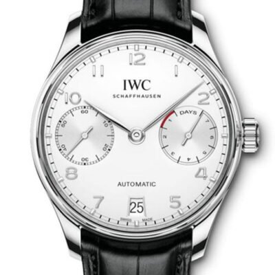 IWC Portuguese 7 Days in Stainless Steel Silver Dial Men's Watch IW500712