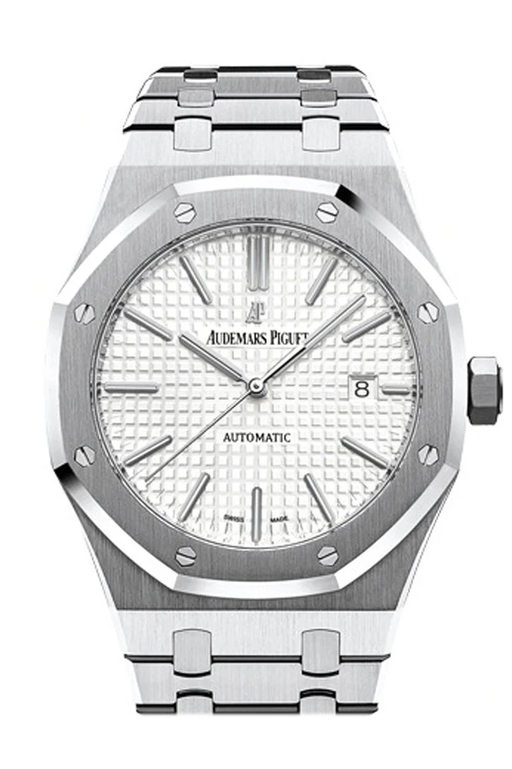 Audemars Piguet Royal Oak 41mm Silver-toned Dial Stainless Steel Bracelet Men's Watch 15400ST.OO.1220ST.02 DCM - Image 2