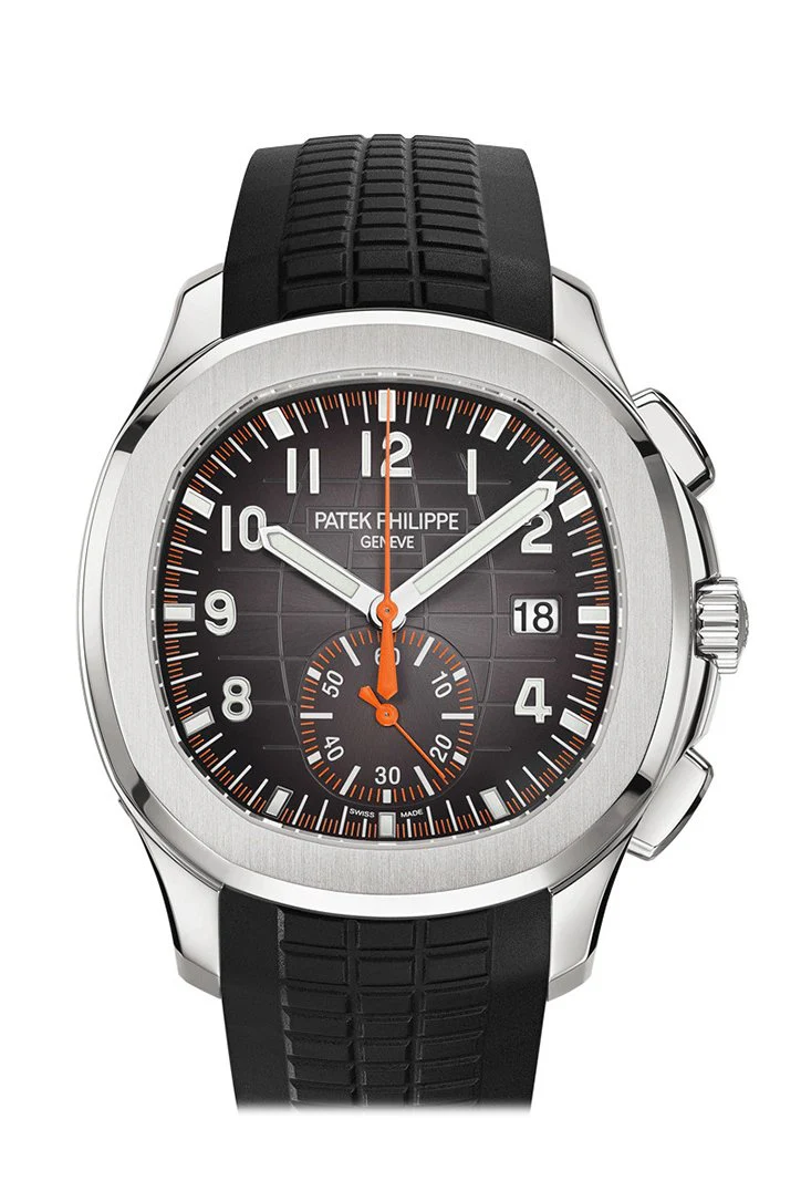 Patek Philippe Aquanaut Black Dial Automatic Men's Chronograph Watch 5968A-001 - Image 2