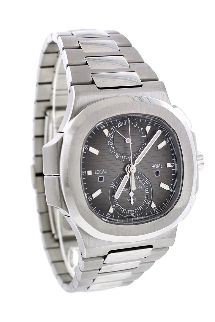 Patek Philippe Nautilus Travel Time Chronograph Stainless Steel Automatic Men's Watch 5990/1A-001 - Image 2